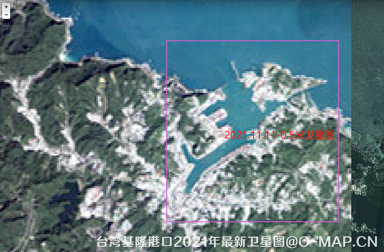 台湾基隆港口2021年最新0.5米法国Pleiades卫星图