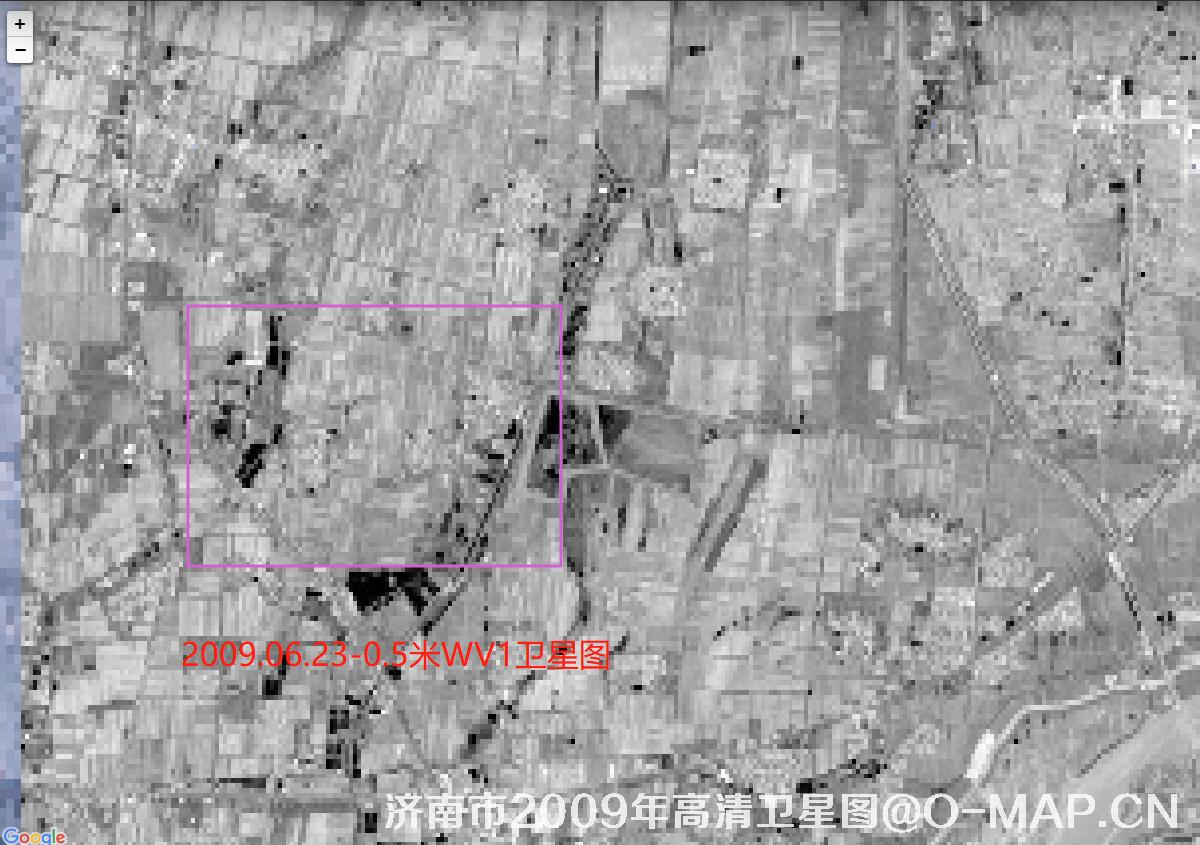 山东省济南市赵家村2009年6月份WV1卫星图