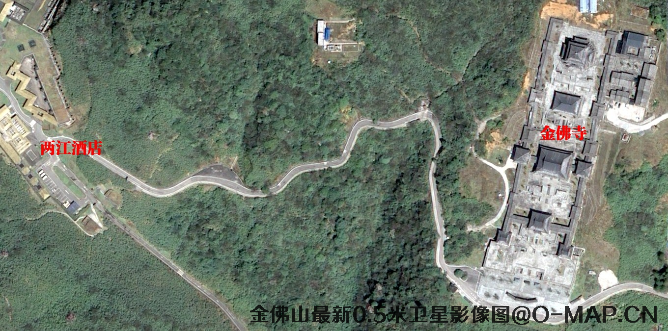 重庆市南川区金佛山风景区2022年最新0.5米卫星影像图