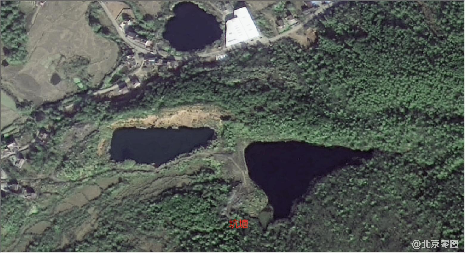 高分二号拍摄的江西省井冈山卫星图