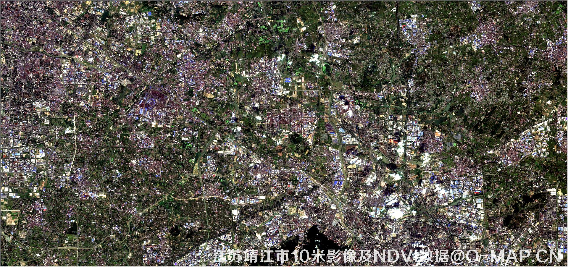 江苏省靖江市2021年10米影像及NDVI数据