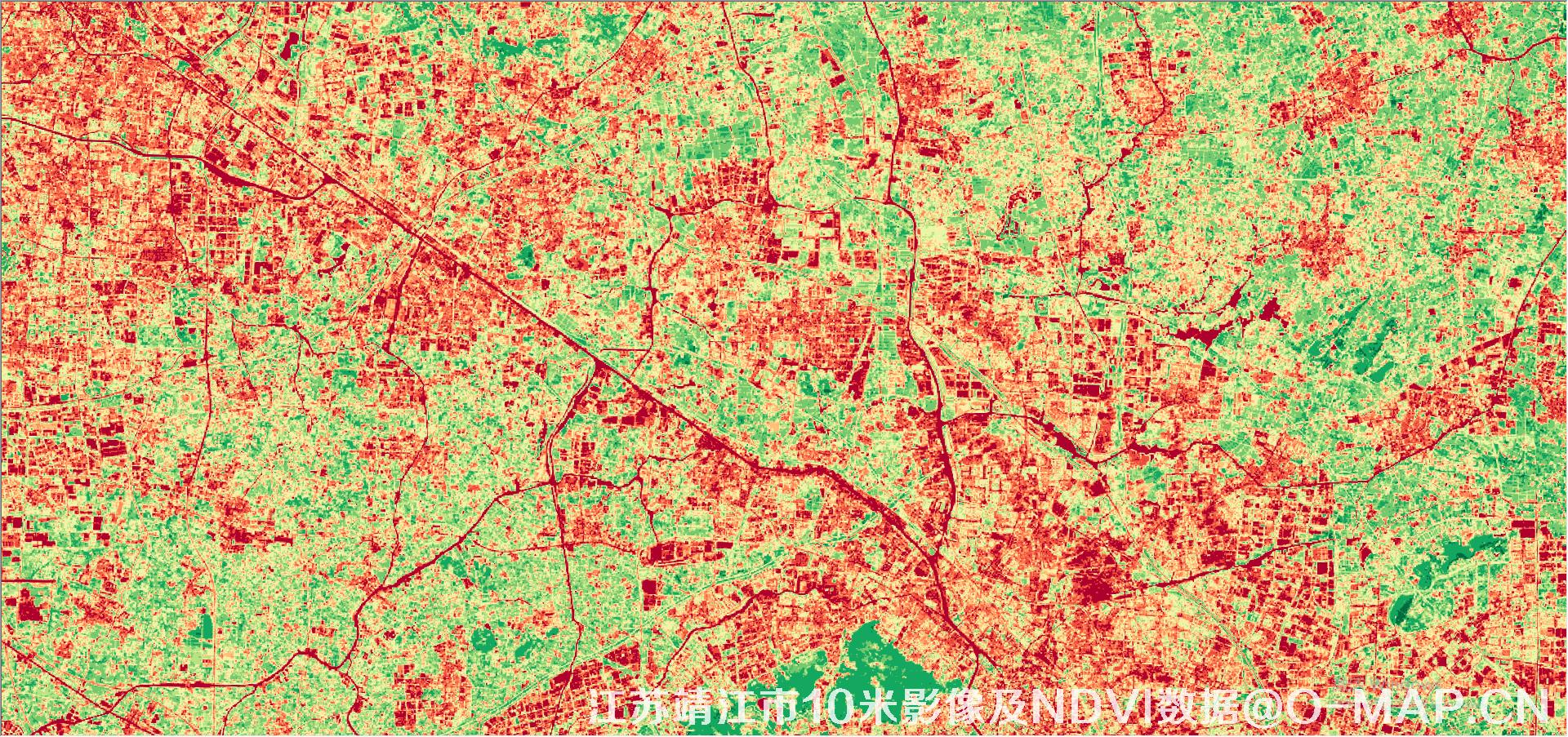 江苏省靖江市2021年10米影像及NDVI数据