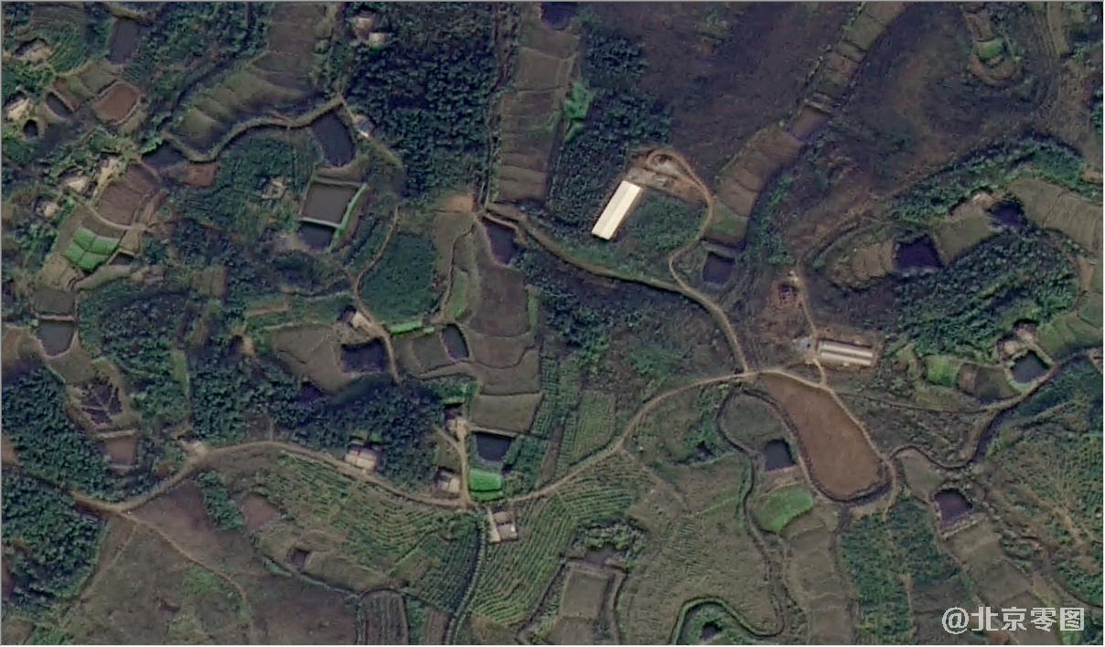 荆州市2015年和2017年卫星影像变化对比