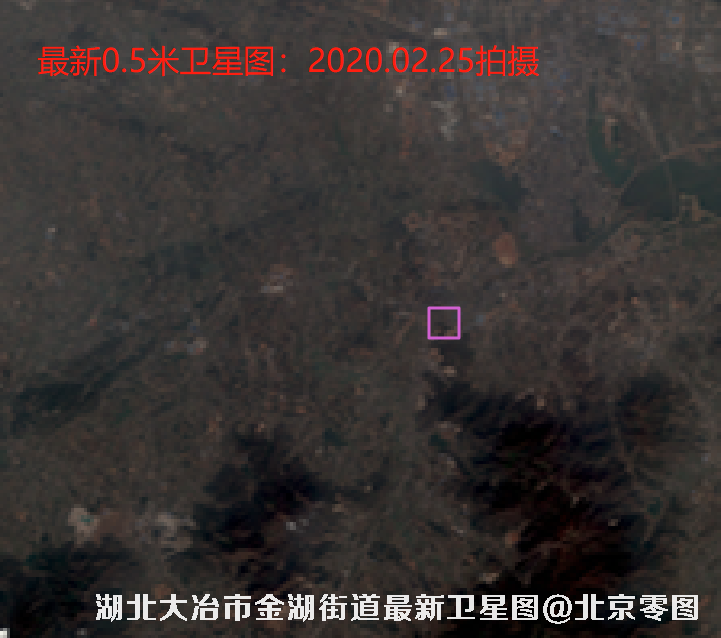 湖北省大冶市金湖街道2021年最新卫星图