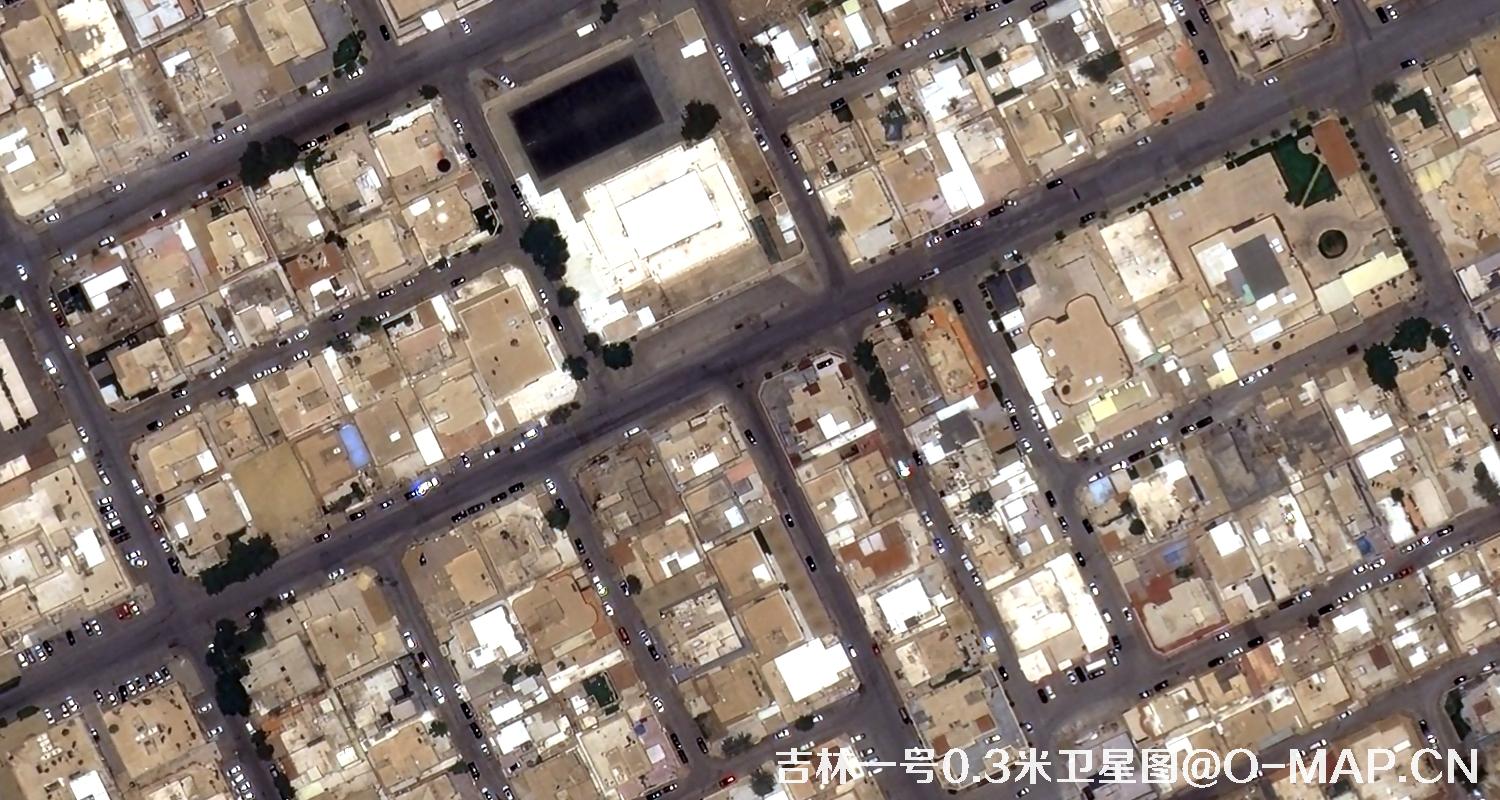 吉林一号卫星拍摄的0.3米分辨率卫星图样例