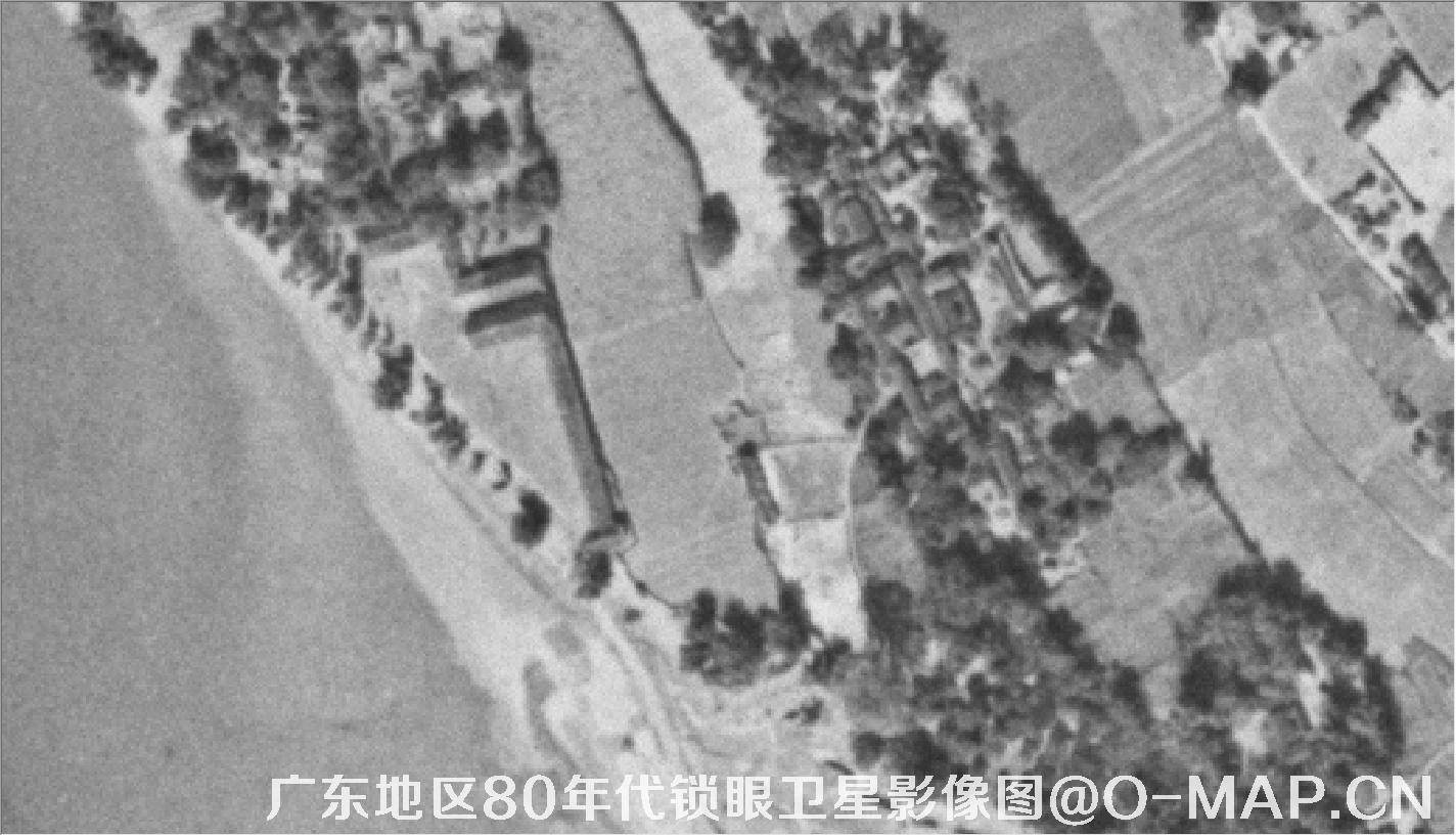 广东地区80年代KeyHole锁眼卫星影像图