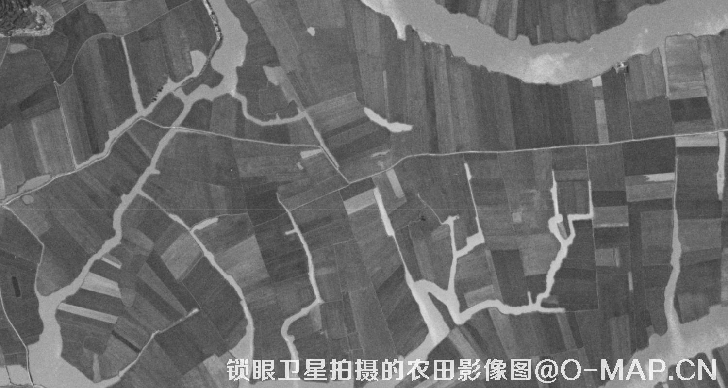 七八十年代的1米黑白卫星图
