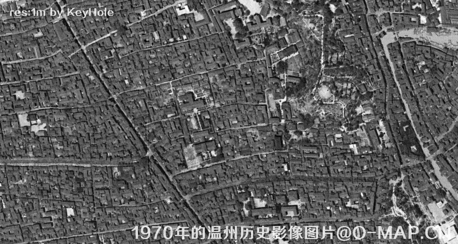 七十年代的浙江省温州市历史影像图