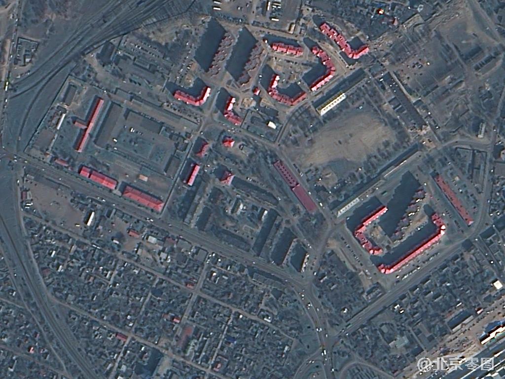 Kompsat2卫星拍摄的1米分辨率卫星图
