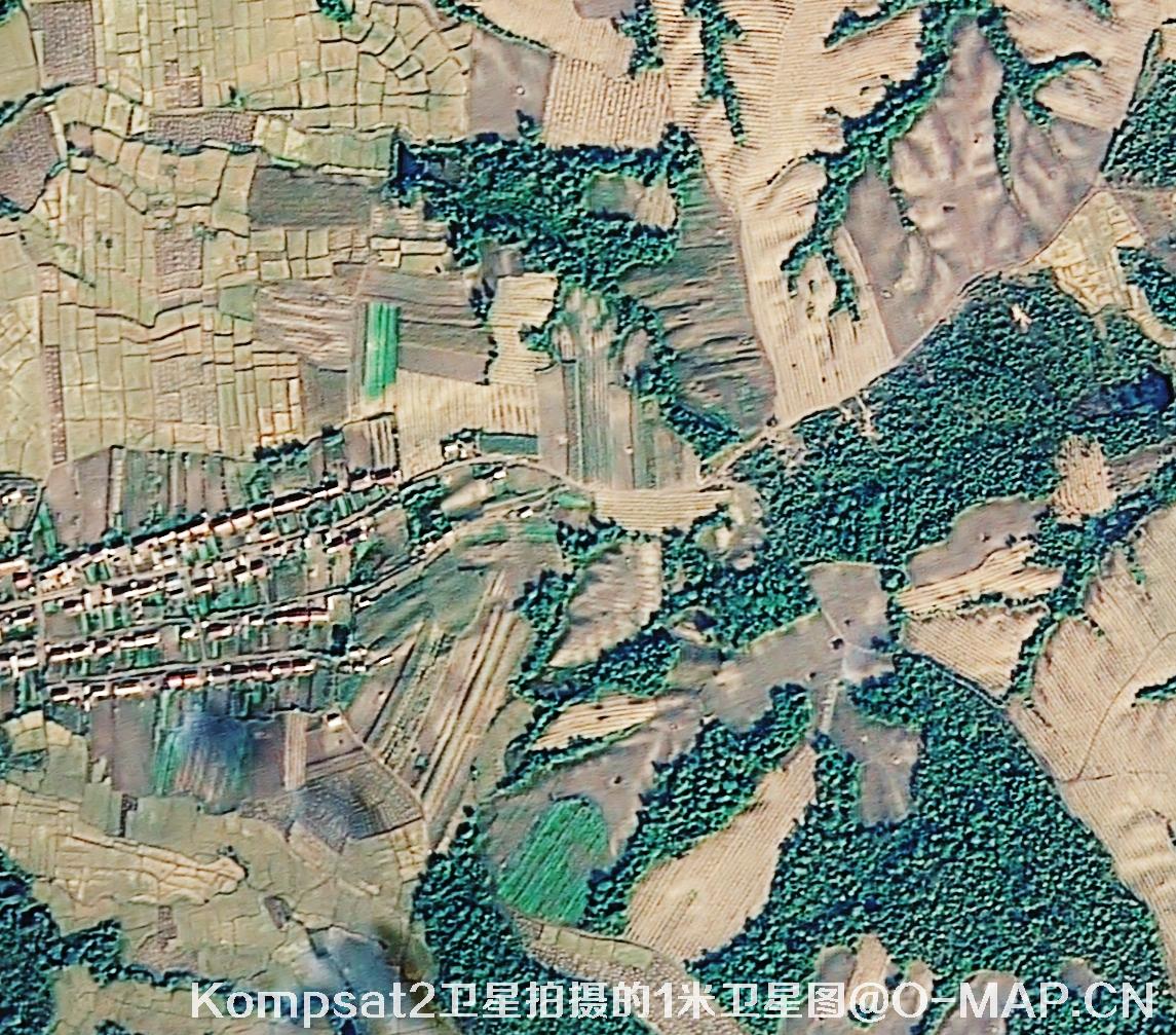 五常市2008年1米分辨率Kompsat2卫星图