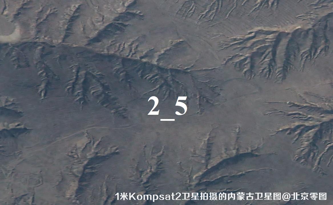 Kompsat2卫星拍摄的1米分辨率影像图