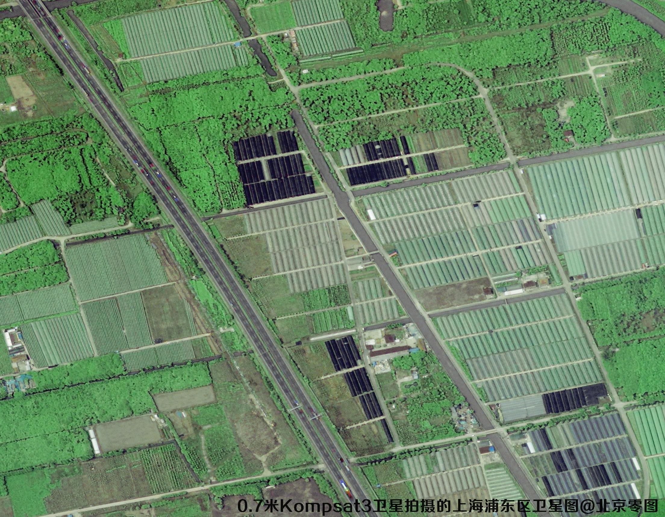 Kompsat3卫星拍摄的0.7米分辨率影像图片
