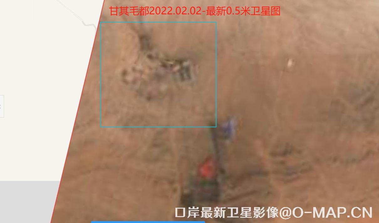 内蒙古策甘其毛都口岸2022年0.5米卫星影像图