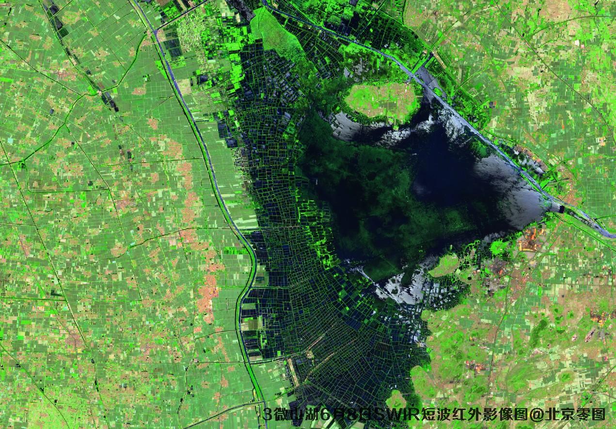 微山湖6月份卫星图及多光谱数据