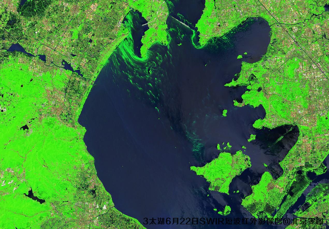 太湖6月份卫星图及多光谱数据