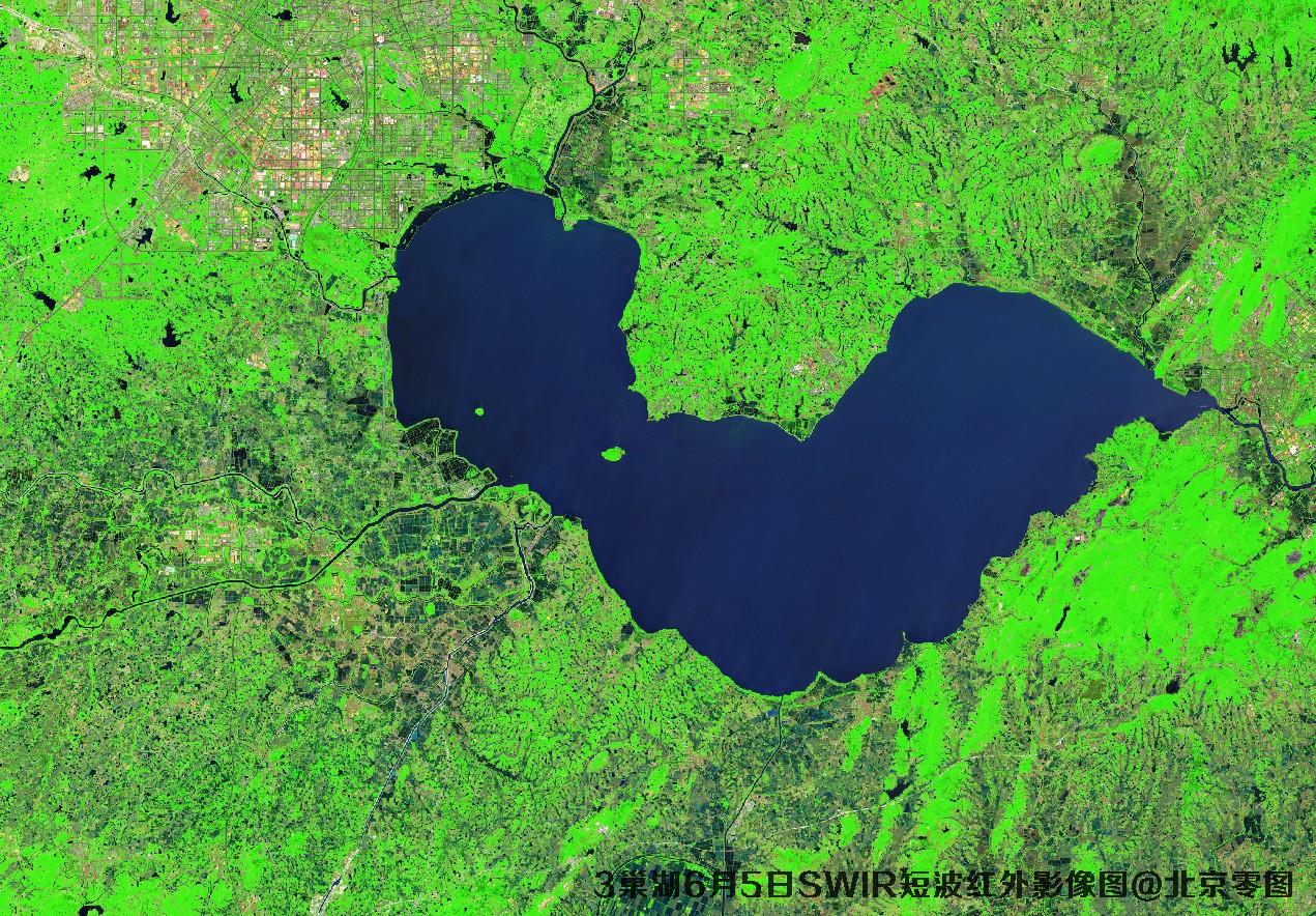 巢湖6月份卫星图及多光谱数据