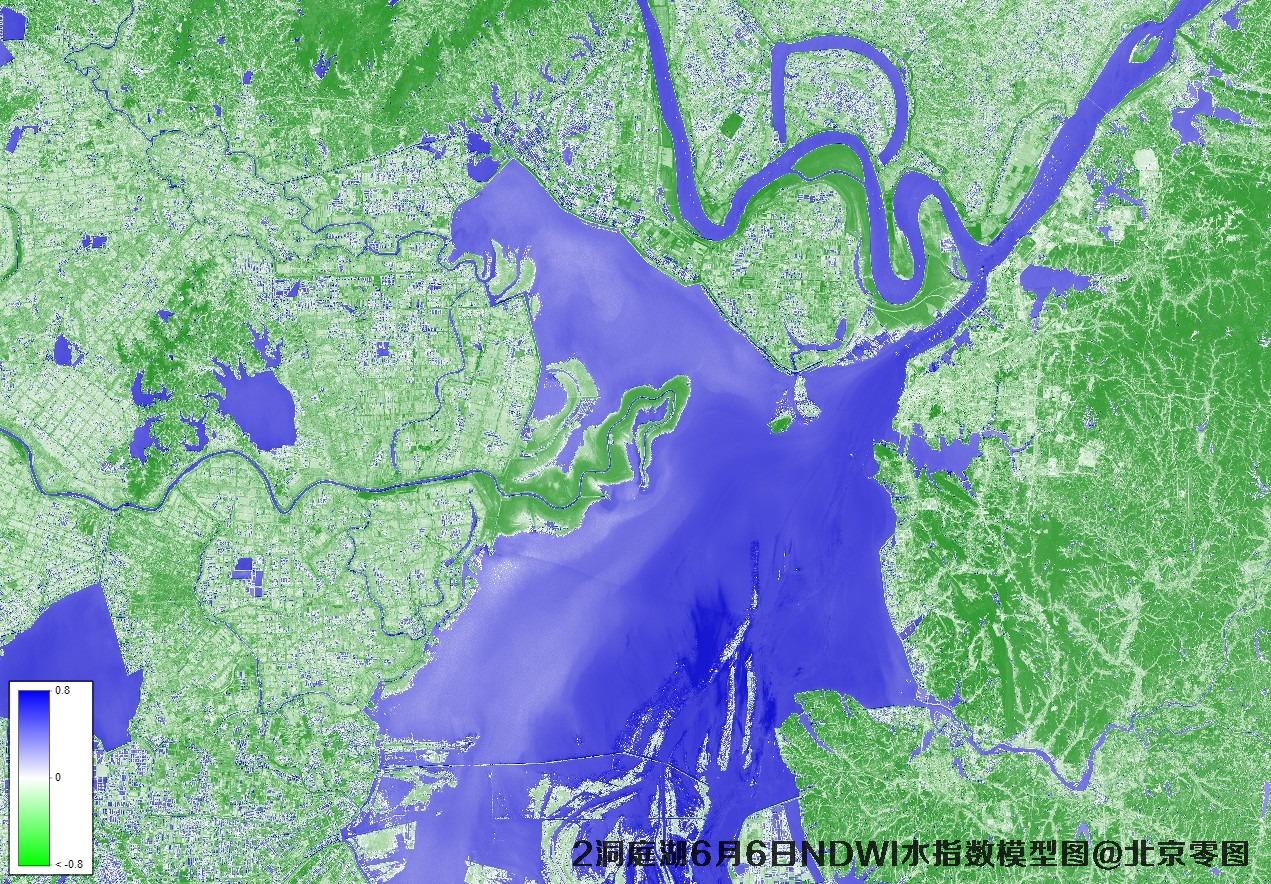 洞庭湖6月份卫星图及多光谱数据