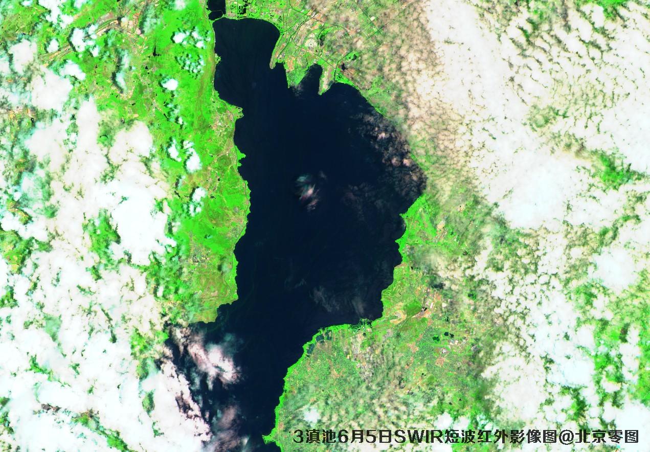 昆明市滇池环湖开发卫星图-玉溪市抚仙湖环湖开发卫星图-环湖开发房产项目卫星图