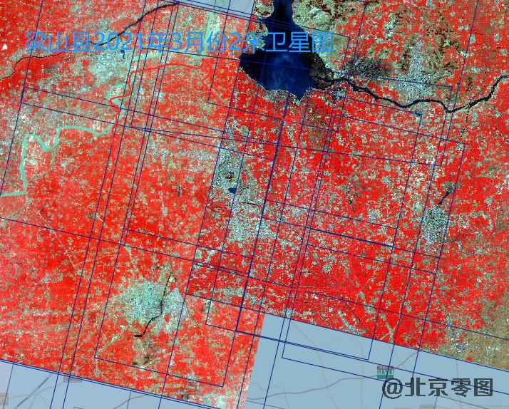 梁山县最新2米卫星地图查询结果