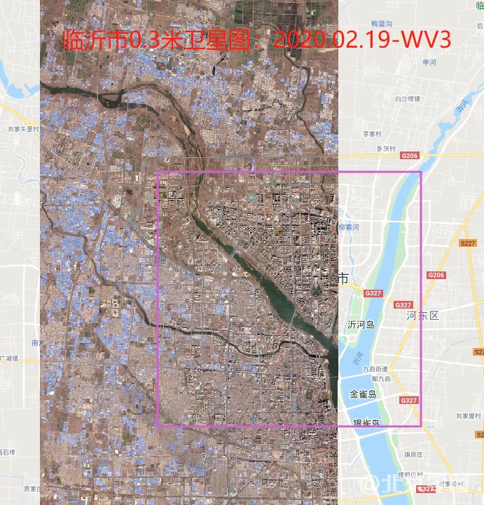 临沂市2020年0.3米卫星图
