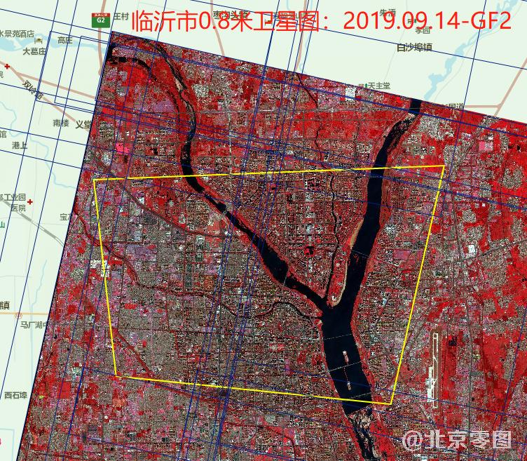 临沂市2019年高分二号卫星图