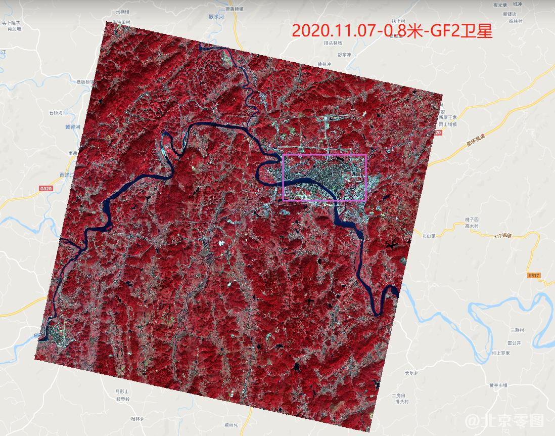 卫星地图查询结果预览图-2020年11月份拍摄