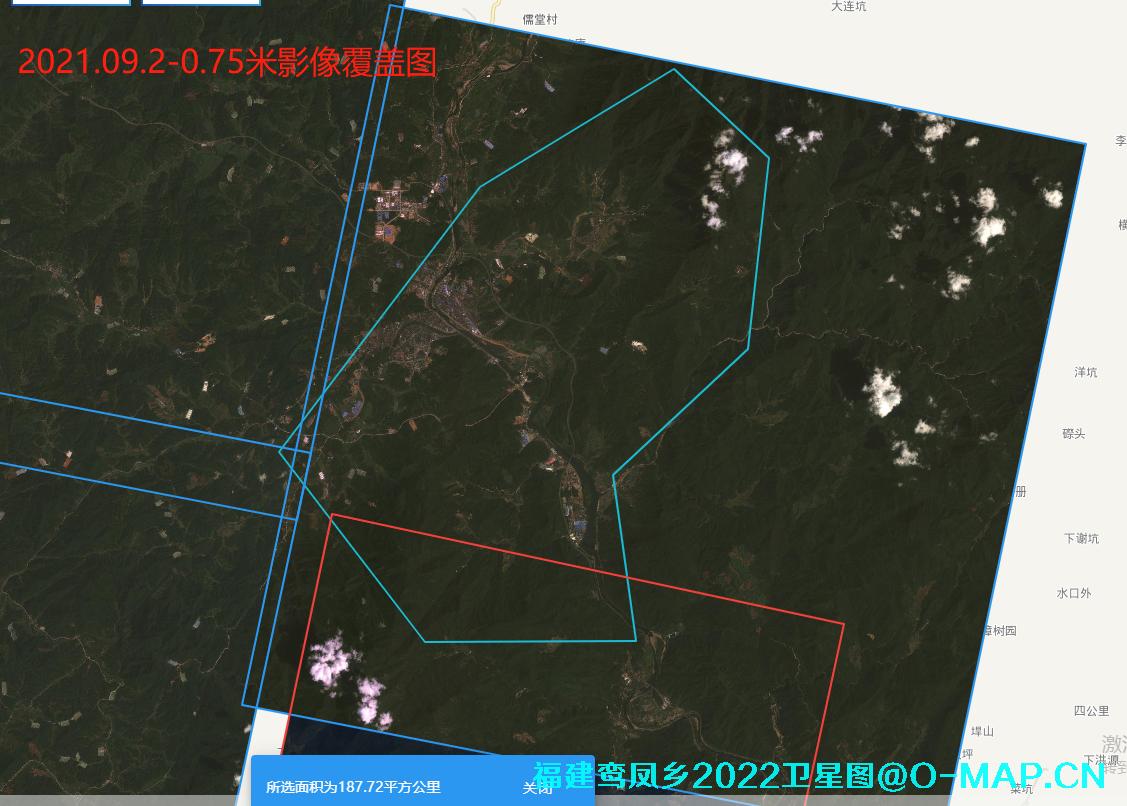 福建省福建省南平市鸾凤乡2022年最新卫星图