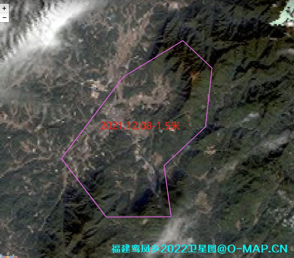 福建省福建省南平市鸾凤乡2022年最新卫星图