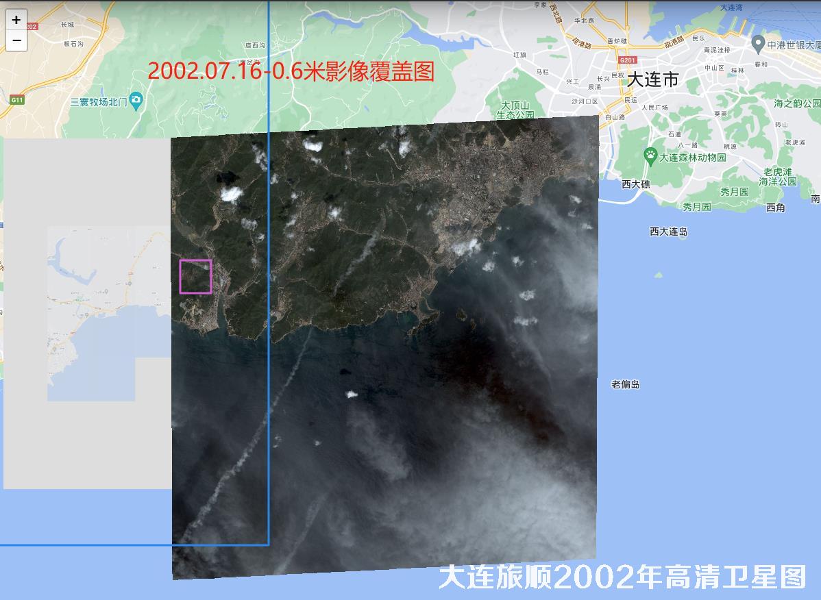 辽宁省大连市旅顺口区2002年卫星影像预览图