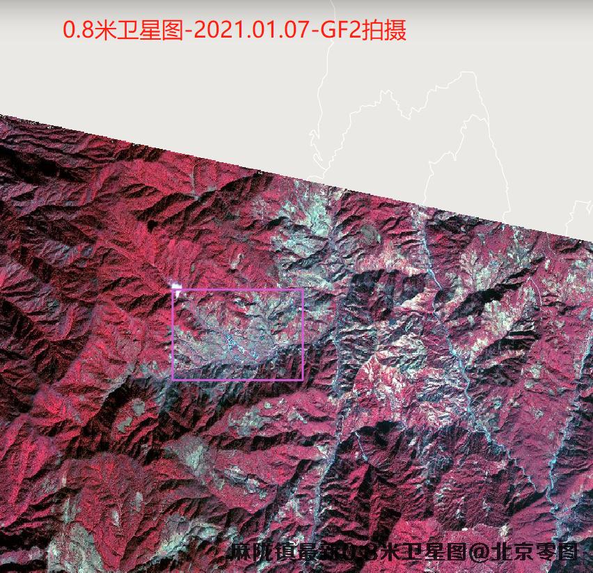 麻陇镇最新0.5米卫星图查询结果