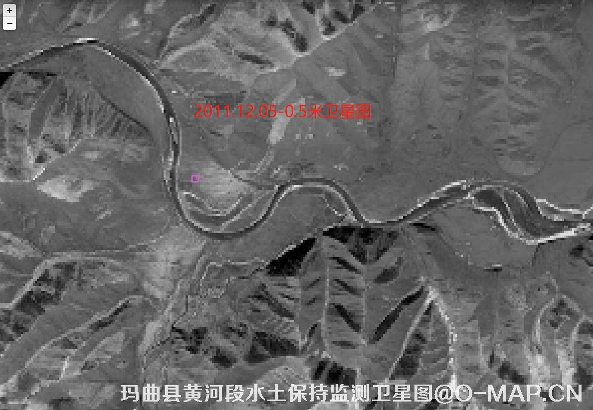 玛曲县黄河段水土保持监测卫星图