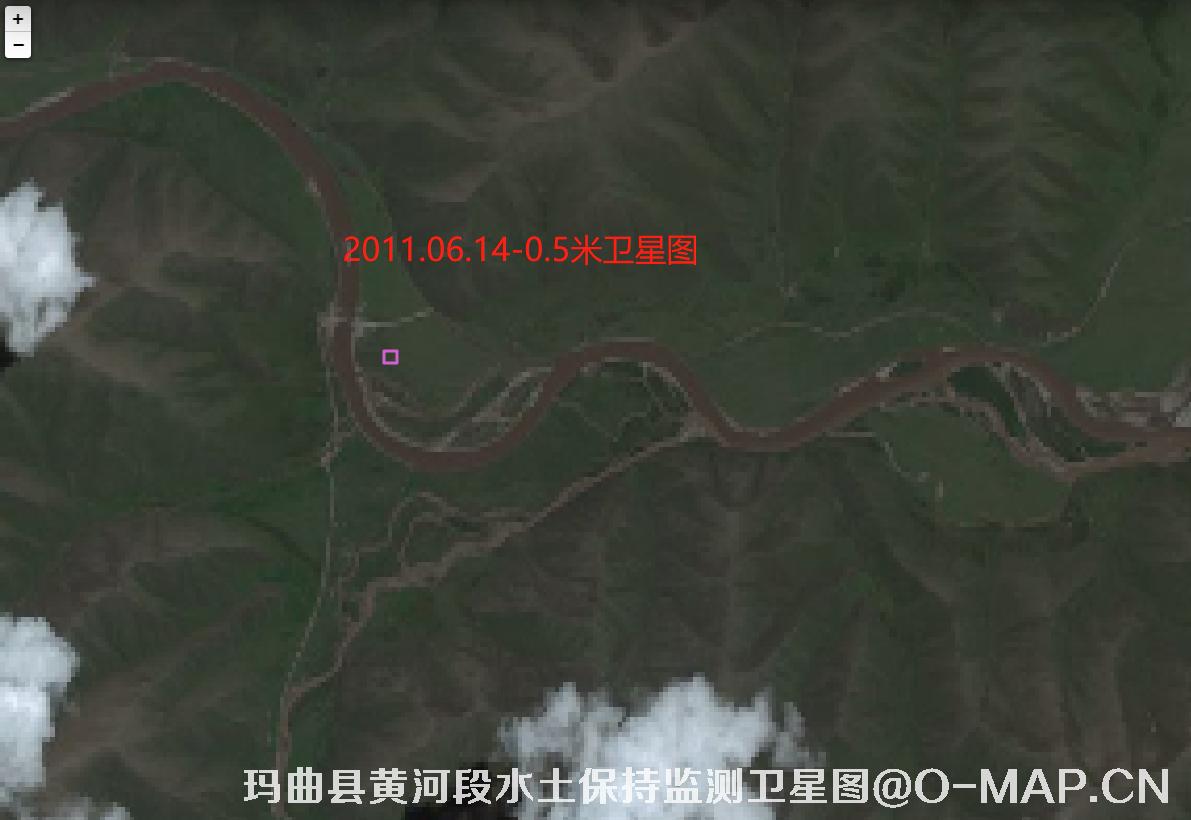 玛曲县黄河段水土保持监测卫星图