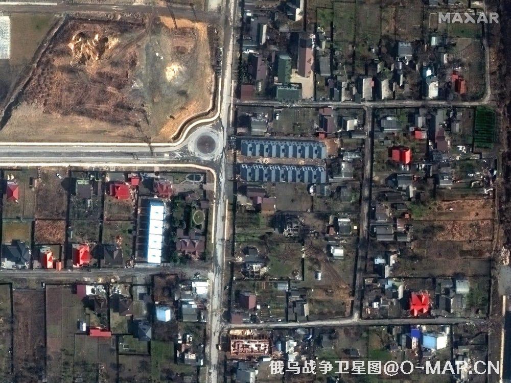 Maxar卫星拍摄的俄乌战争高清影像图