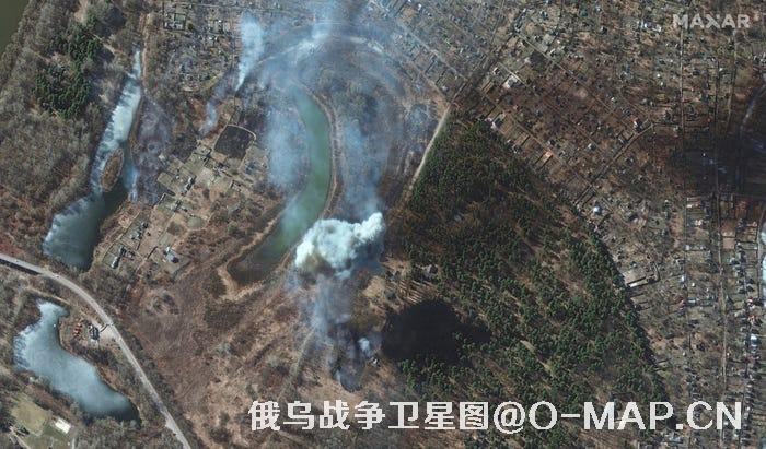 Maxar卫星拍摄的俄乌战争高清影像图