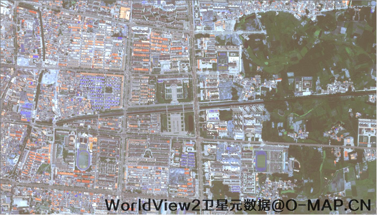 WorldView2卫星2米多光谱原始数据
