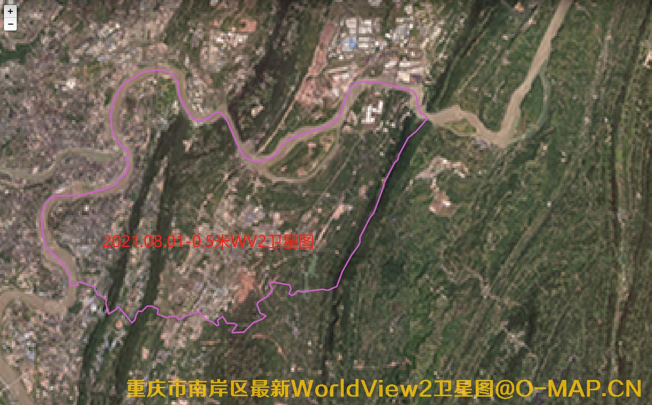 重庆市南岸区2022年最新卫星影像查询结果