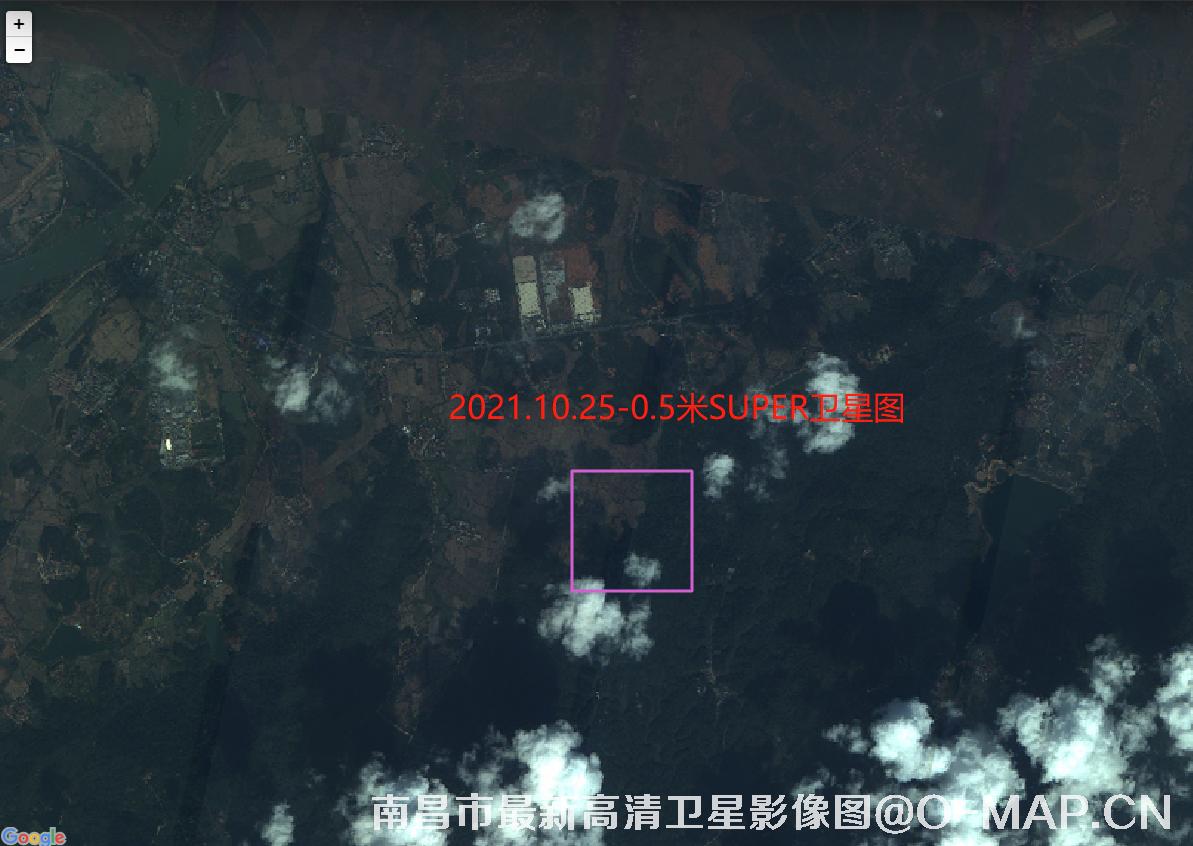 高景一号卫星2021年拍摄的江西省南昌市卫星图