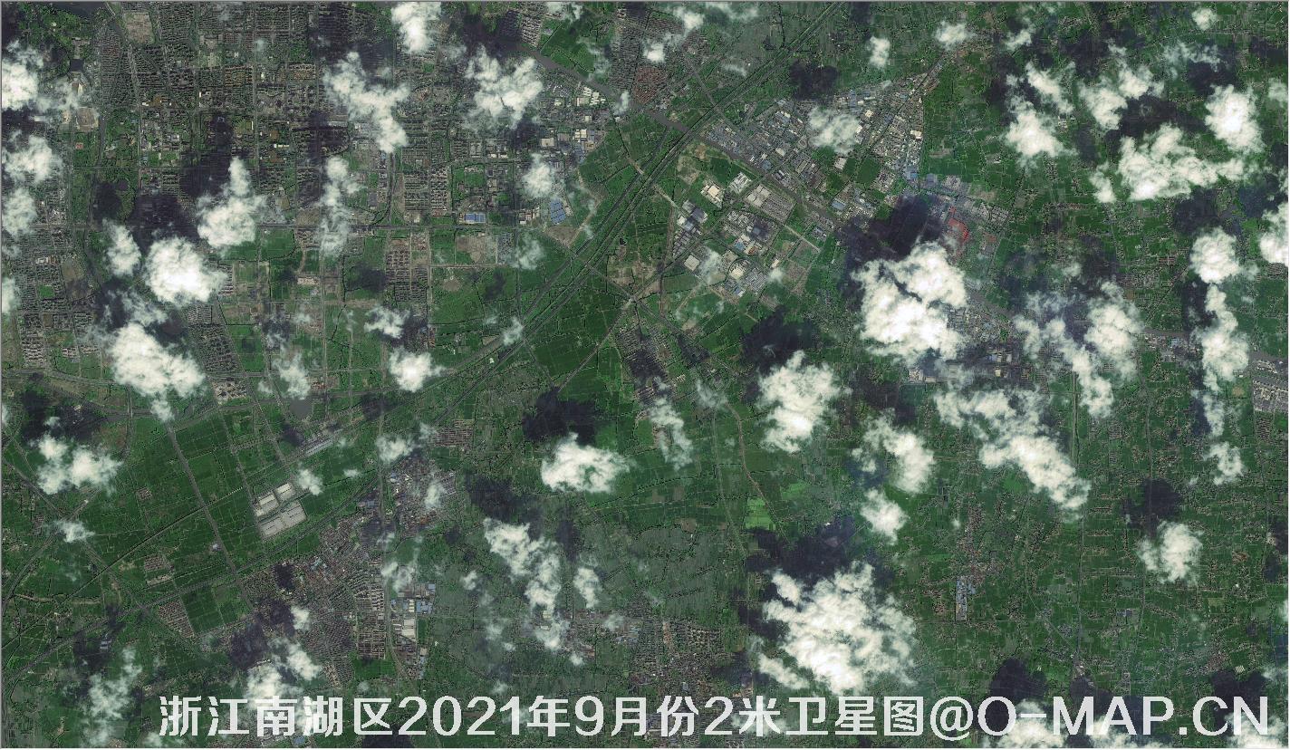 浙江省嘉兴市南湖区2021年9月份2米卫星图