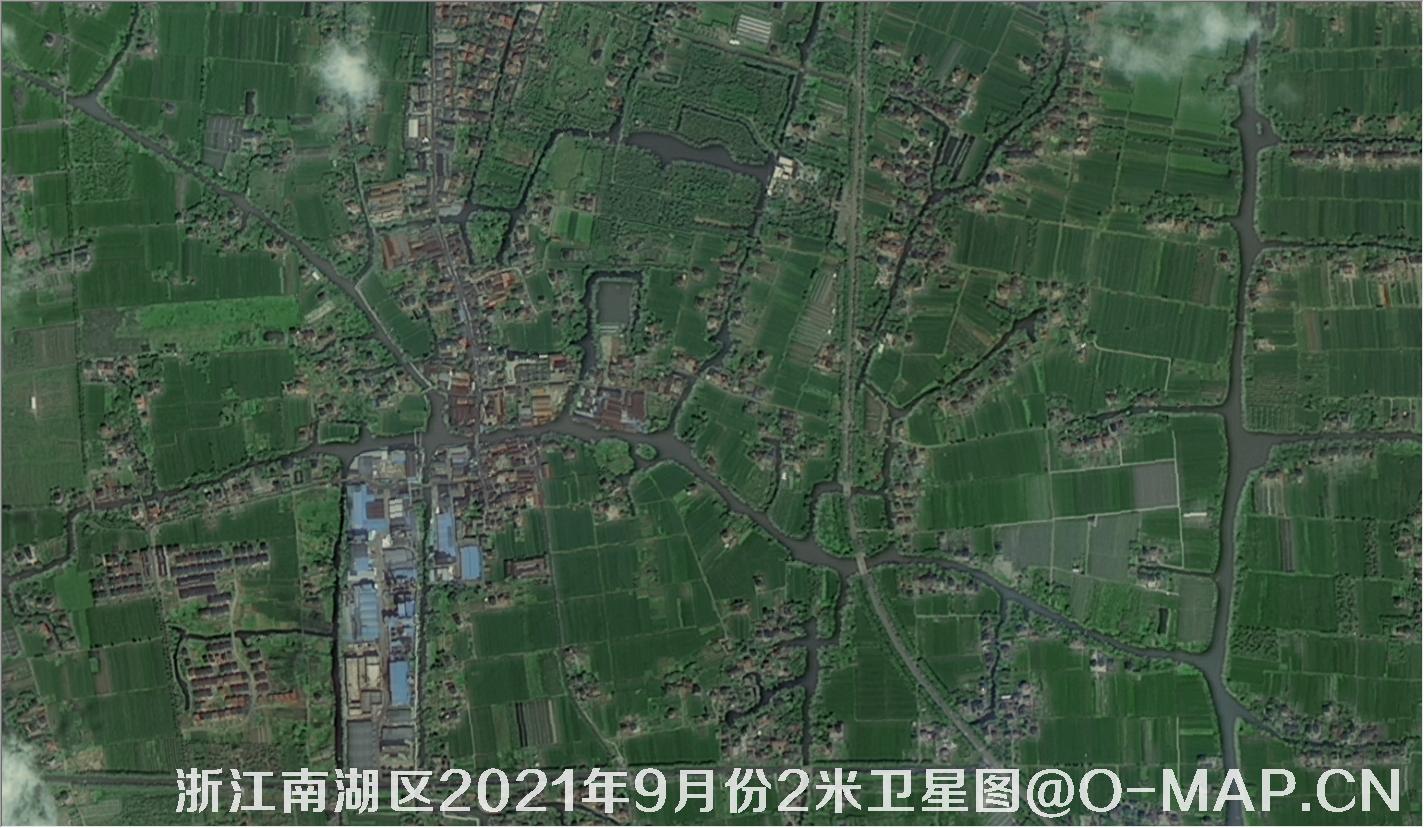 浙江省嘉兴市南湖区2021年9月份2米卫星图