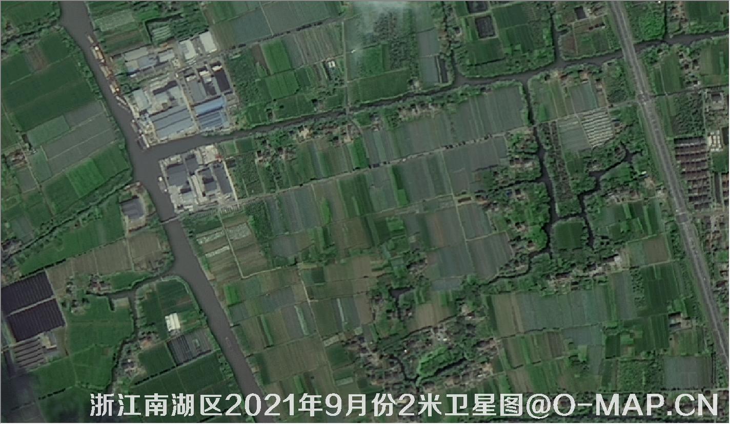 浙江省嘉兴市南湖区2021年9月份2米卫星图