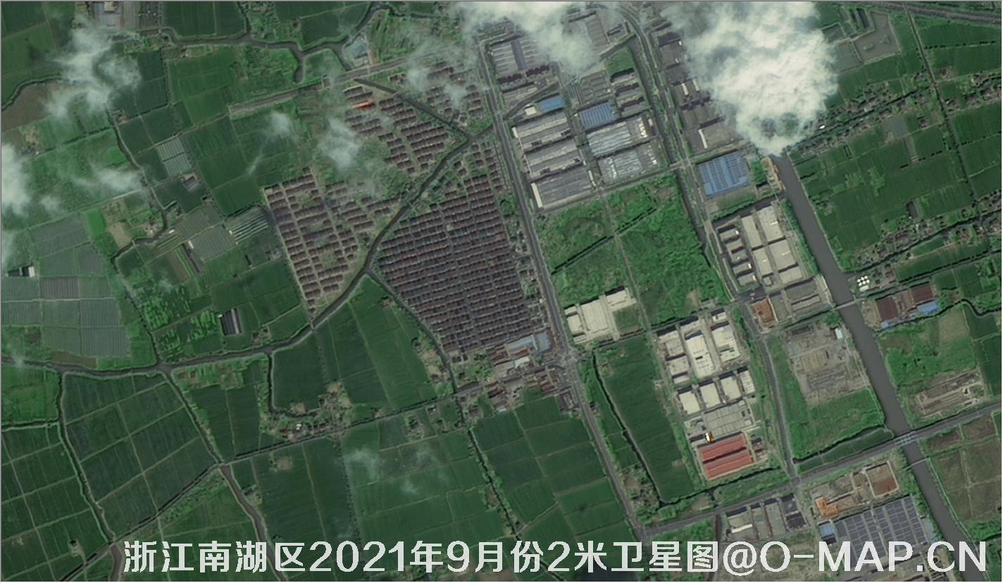 浙江省嘉兴市南湖区2021年9月份2米卫星图