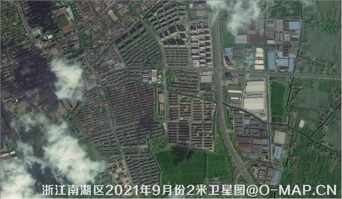 浙江省嘉兴市南湖区2021年9月份2米卫星图