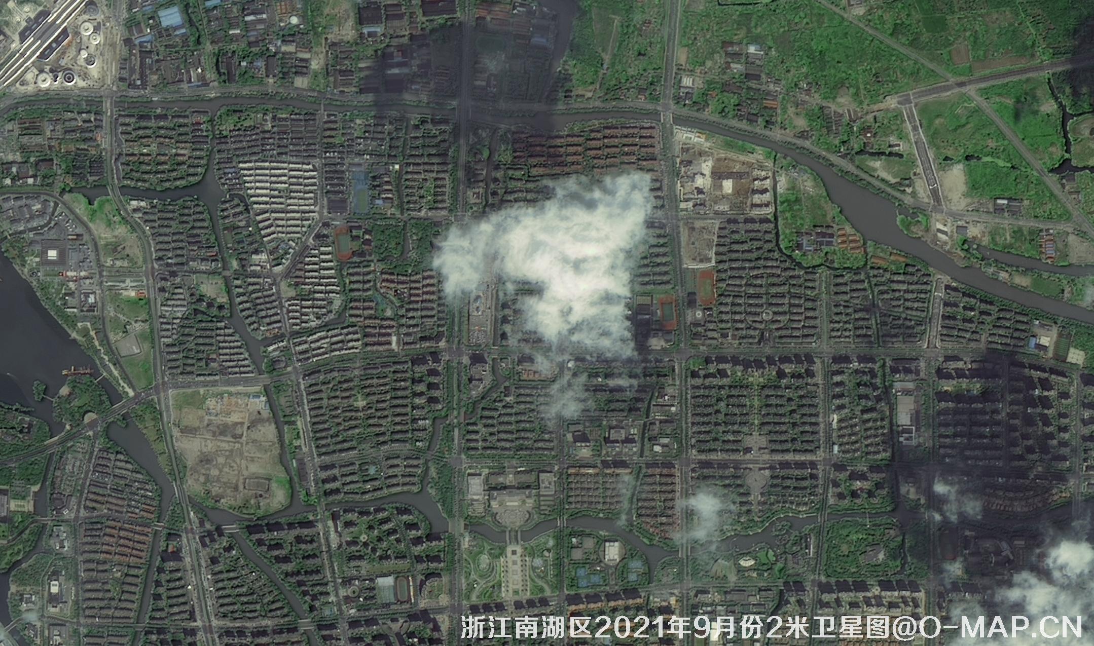 浙江省嘉兴市南湖区2021年9月份2米卫星图