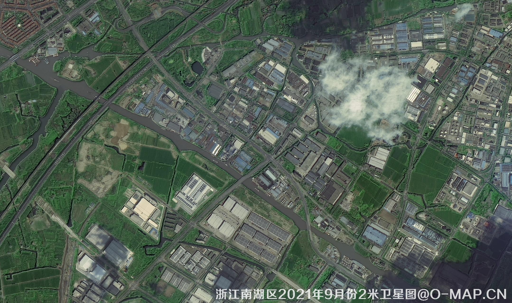 浙江省嘉兴市南湖区2021年9月份2米卫星图