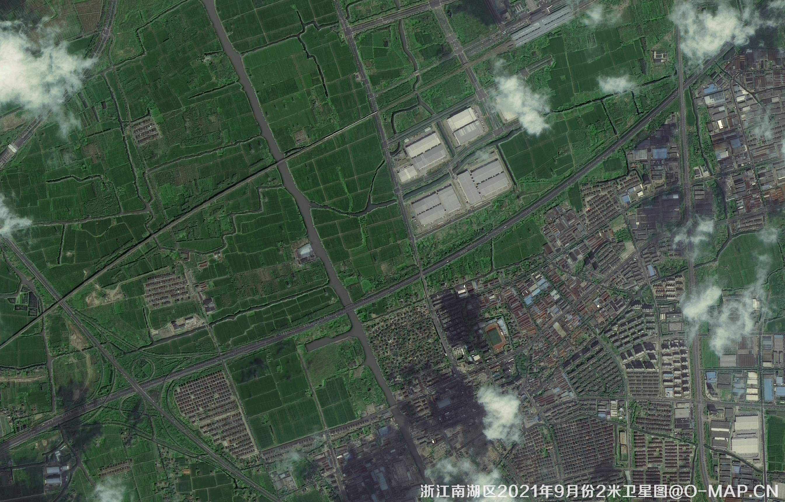 浙江省嘉兴市南湖区2021年9月份2米卫星图