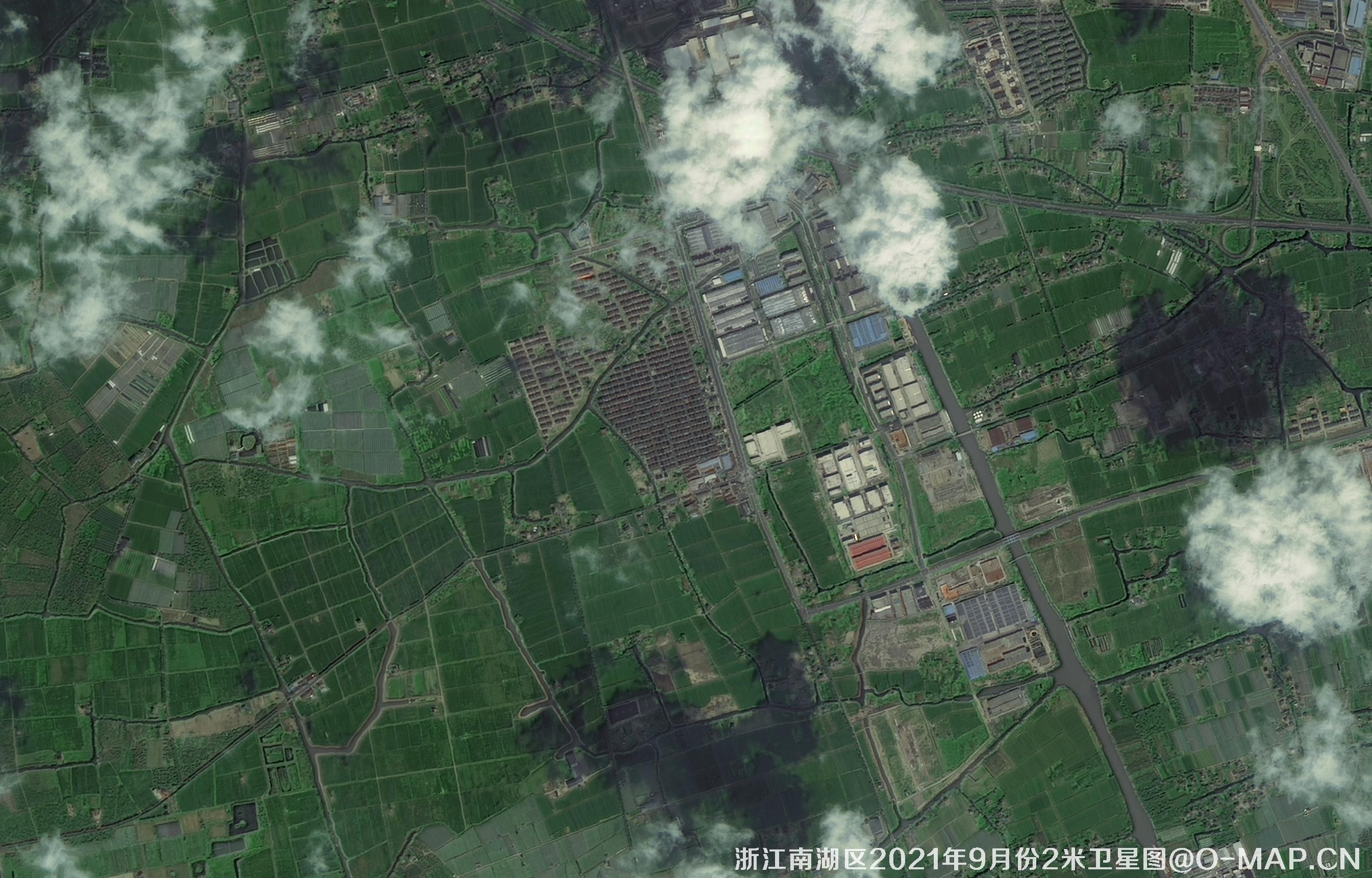 浙江省嘉兴市南湖区2021年9月份2米卫星图