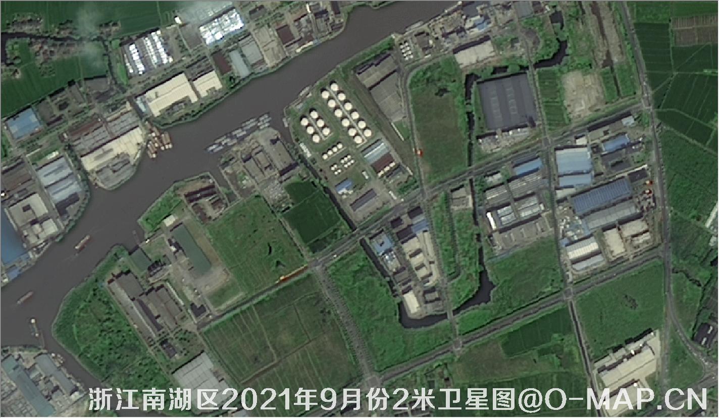 浙江省嘉兴市南湖区2021年9月份2米卫星图