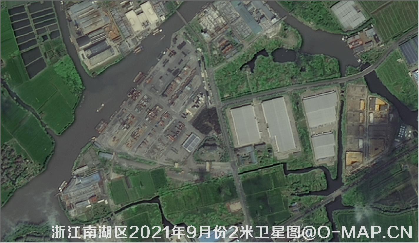 浙江省嘉兴市南湖区2021年9月份2米卫星图