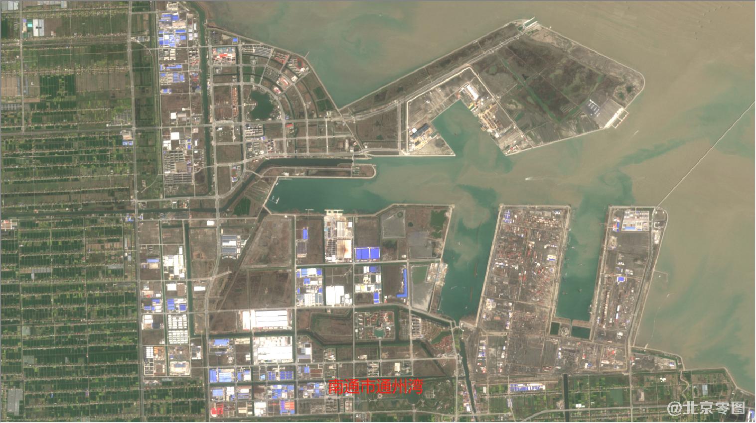 南通市2021年3月份卫星图