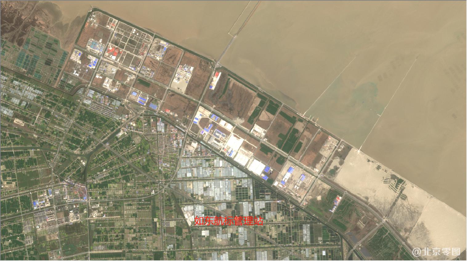 南通市2021年3月份卫星图